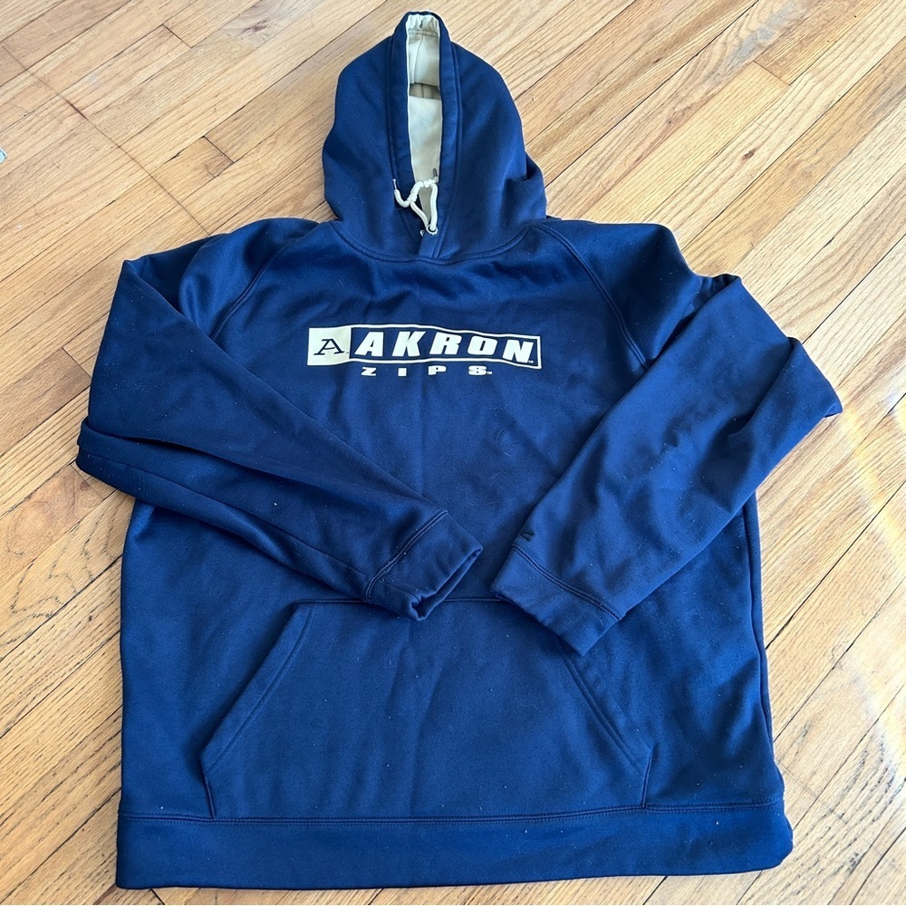 Akron zips Navy Hoodie